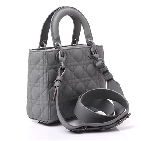 small lady dior gray
